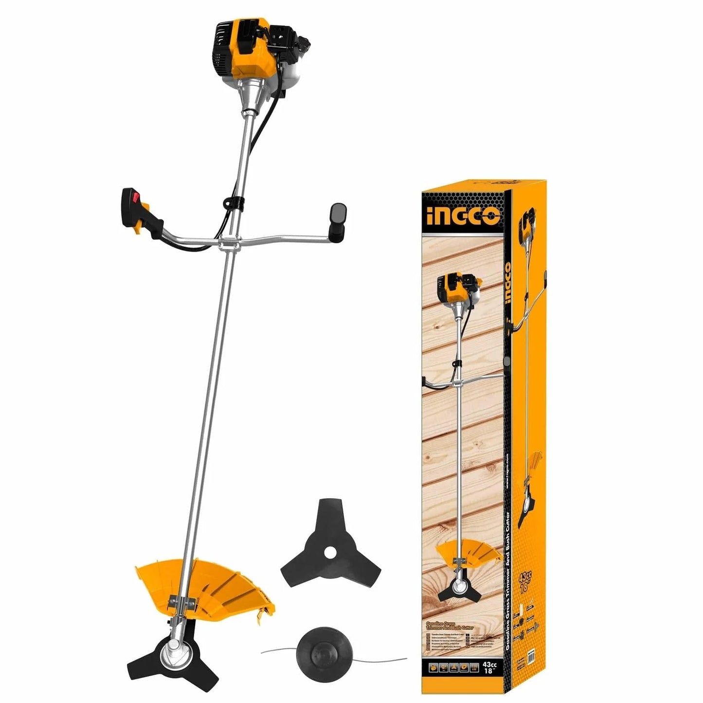 INGCO Petrol Grass Trimmer & Bush Cutter GBC5434411