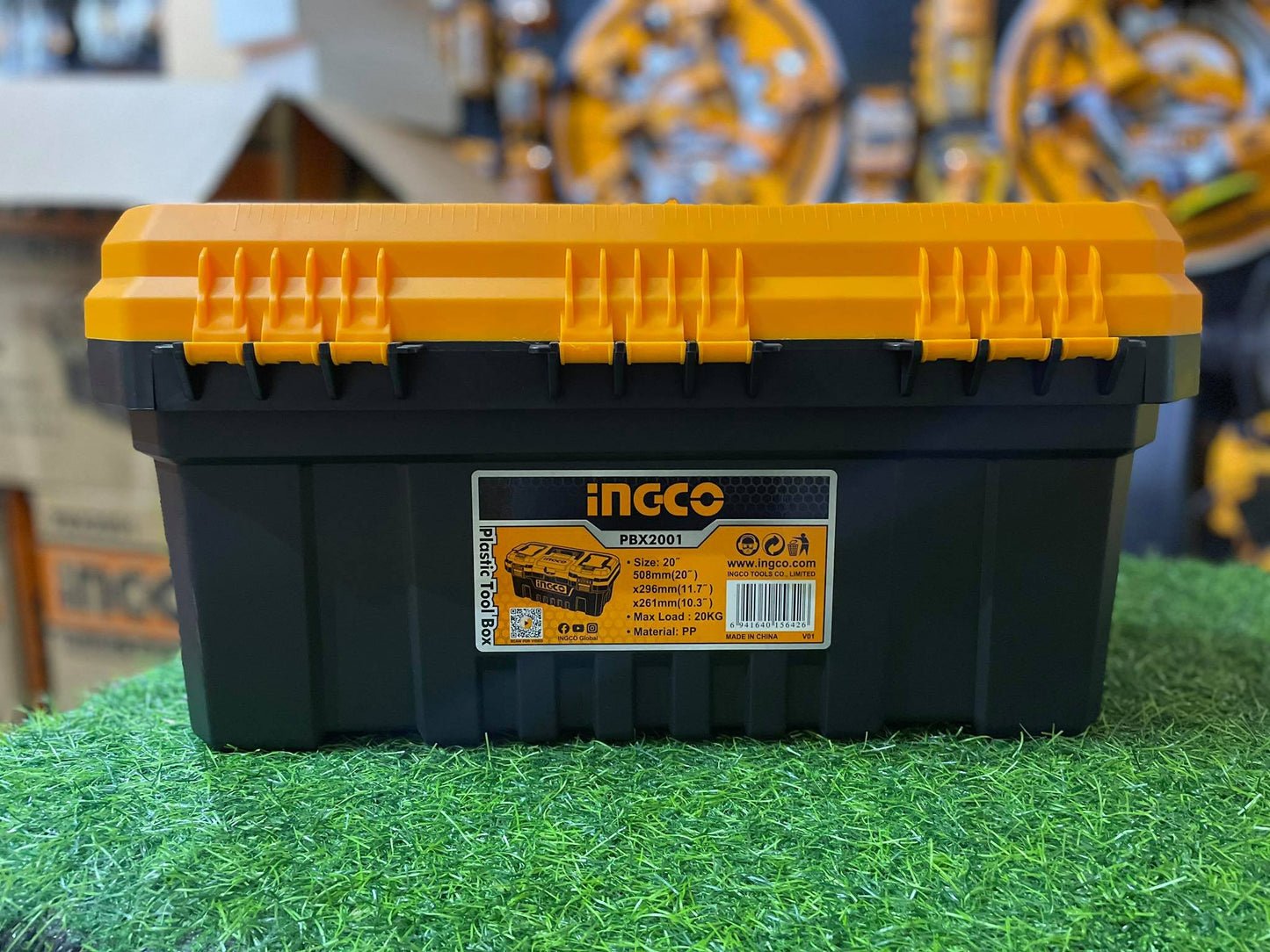 INGCO 20" Plastic Tool Box (Plastic lock) PBX2001