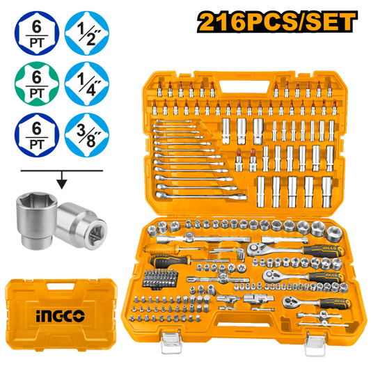 INGCO 216pcs Combination Tools set HKTHP22161