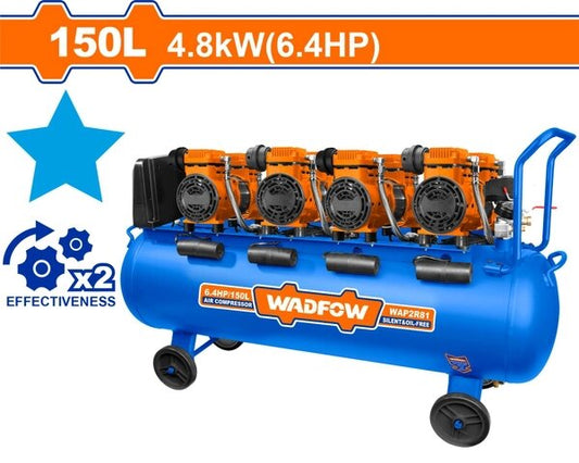 WADFOW Air Compressor 6.4hp 150L (Oil free system) WAP2R81