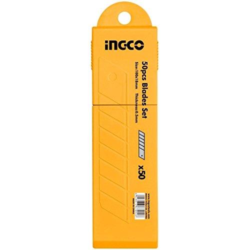 INGCO 50pcs Blades Set 18x100mm