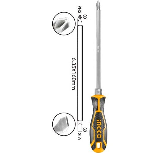 INGCO 2 IN 1 Screwdriver Set AKISD0201