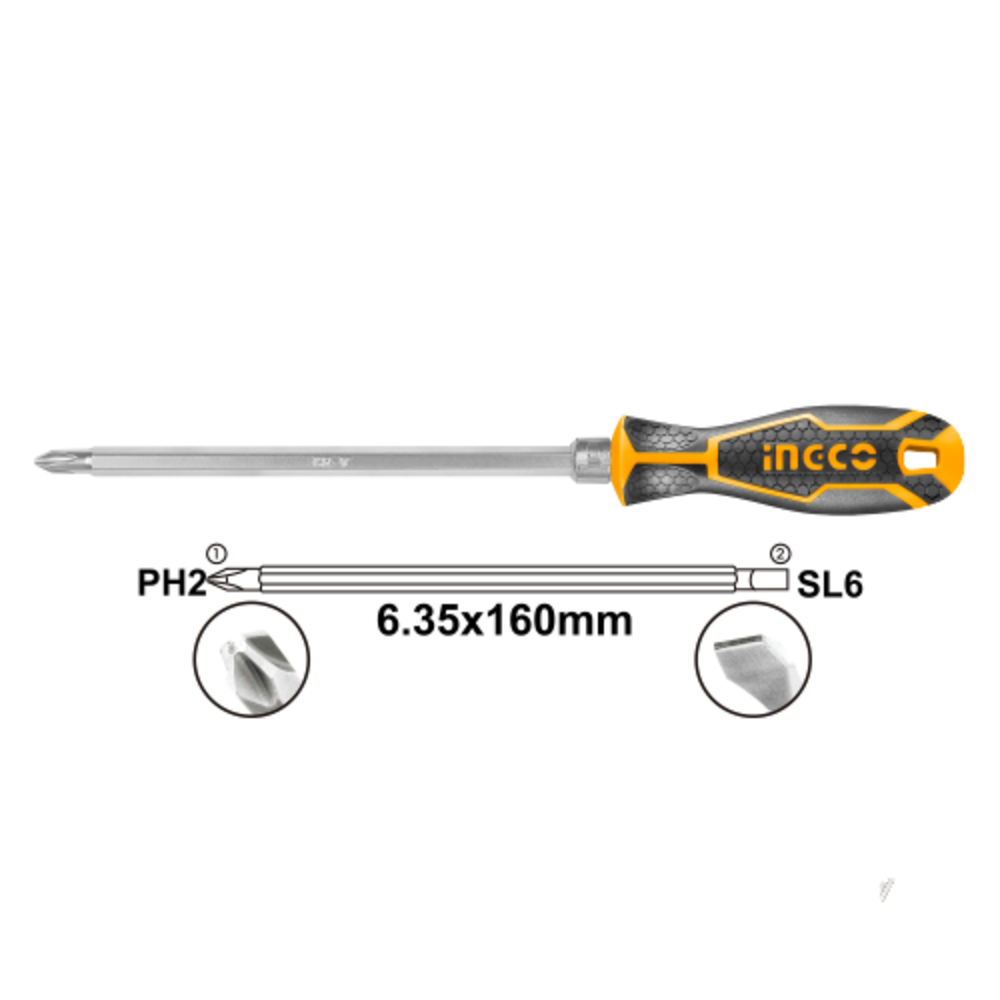 INGCO 2 IN 1 Screwdriver Set AKISD0201