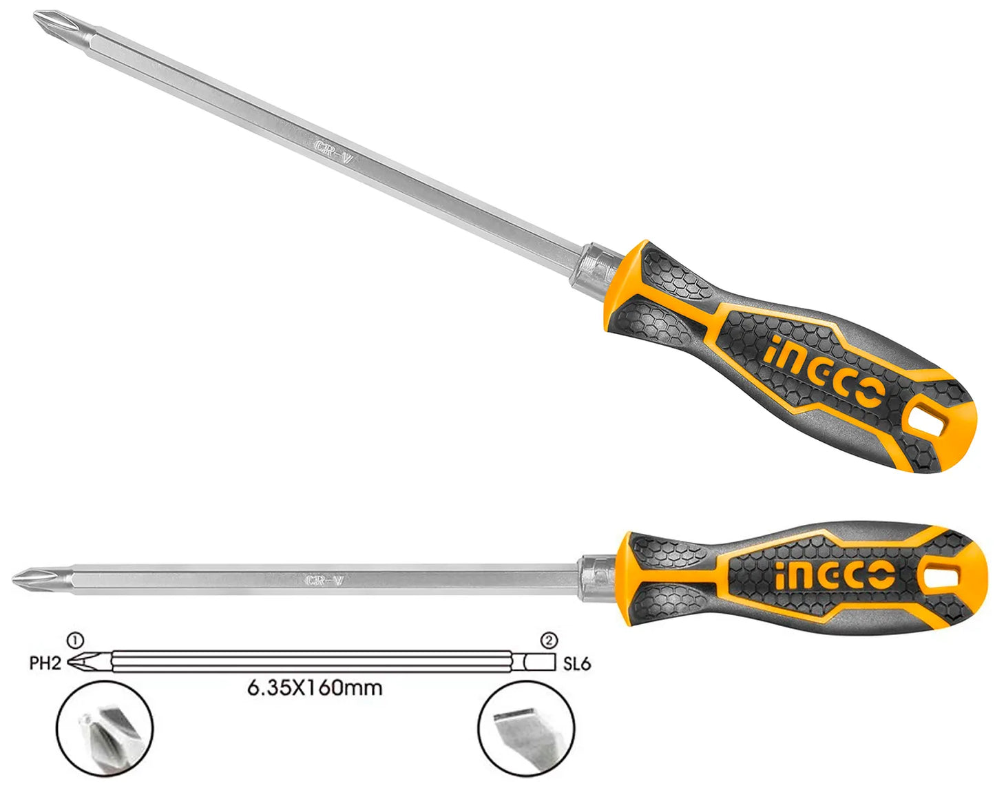 INGCO 2 IN 1 Screwdriver Set AKISD0201