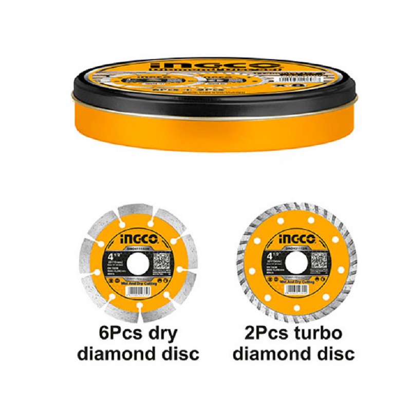 INGCO 8pcsDiamond Discs Set DMD301153