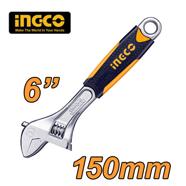 INGCO Adjustable Wrench 6"