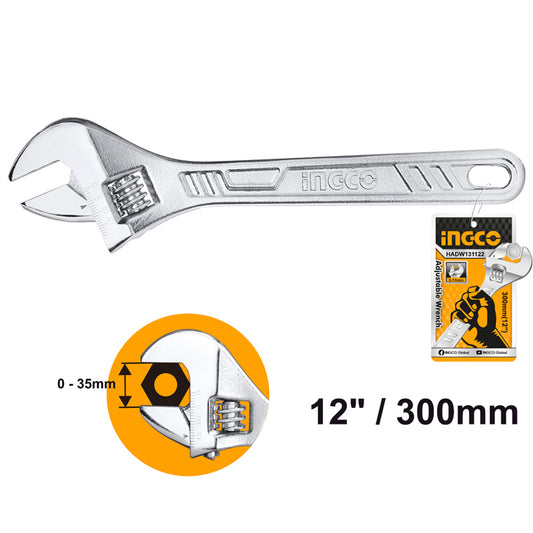 INGCO Adjustable Wrench 12"