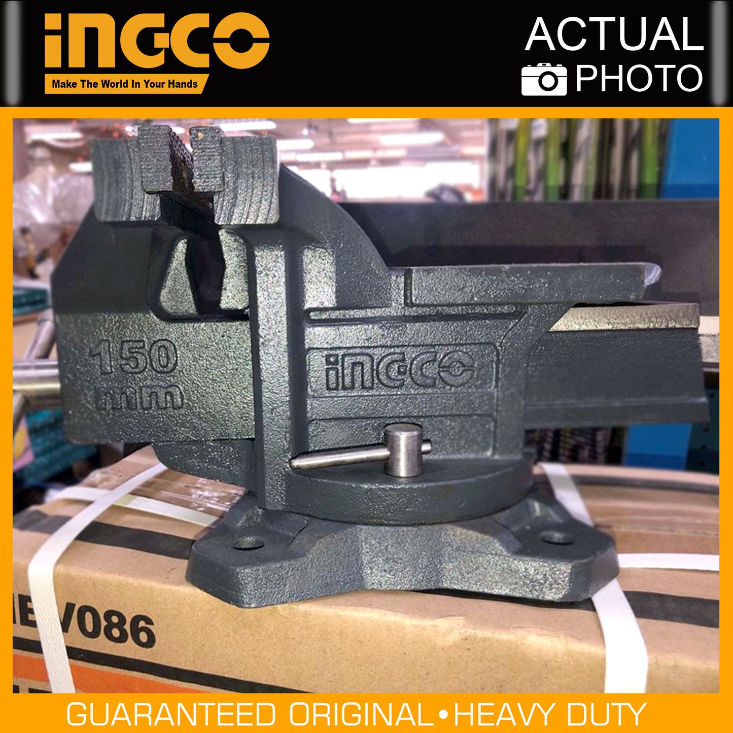 INGCO Bench Vice 6" HBV086