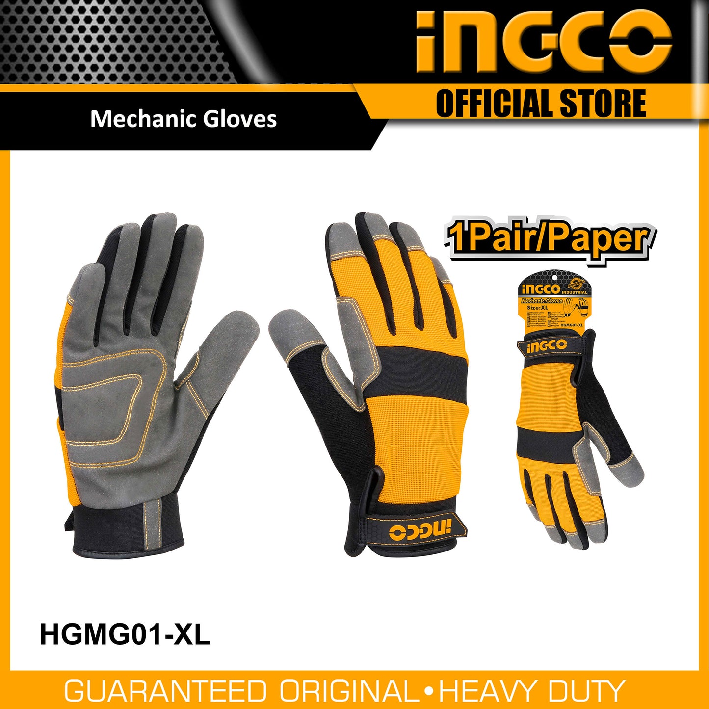 INGCO Mechanic Gloves XL