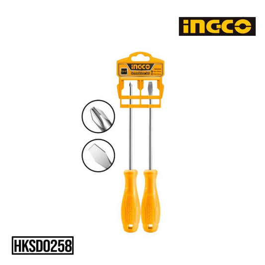 INGCO 2pcs Screwdriver Set