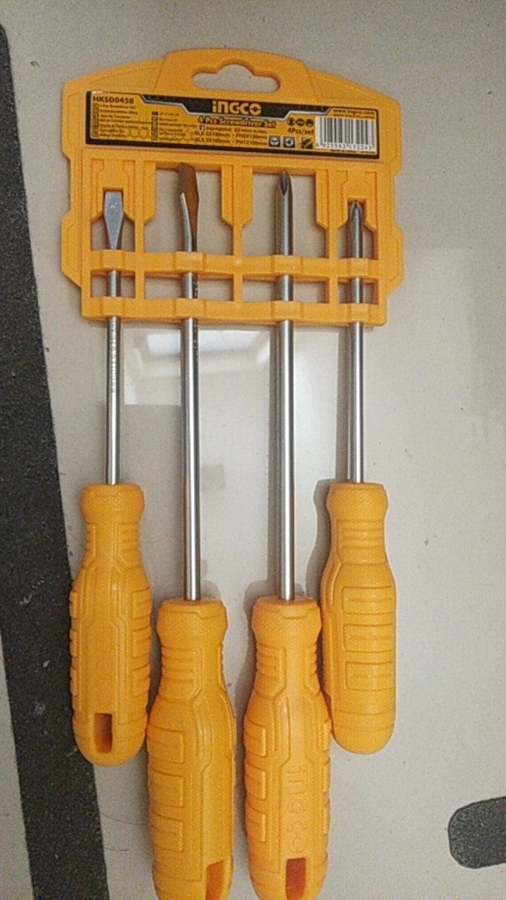 INGCO 4pcs Screwdriver Set