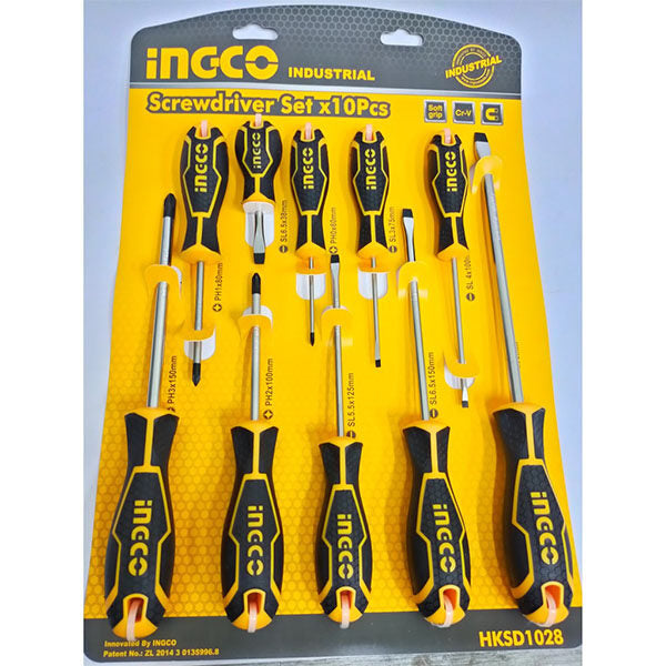 INGCO 10pcs Screwdriver Set HKSD1028