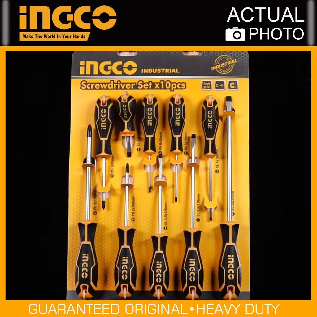 INGCO 10pcs Screwdriver Set HKSD1028