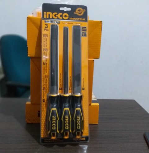 INGCO 3pcs Steel File Set 8" HKTFS1308