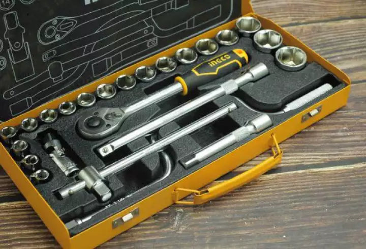 INGCO 24Pcs 1/2" Socket Set