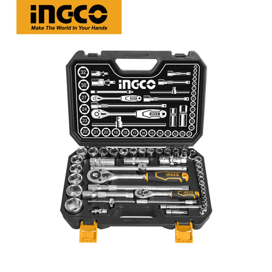 INGCO 44Pcs 1/4"+1/2" Socket Set HKTS42441