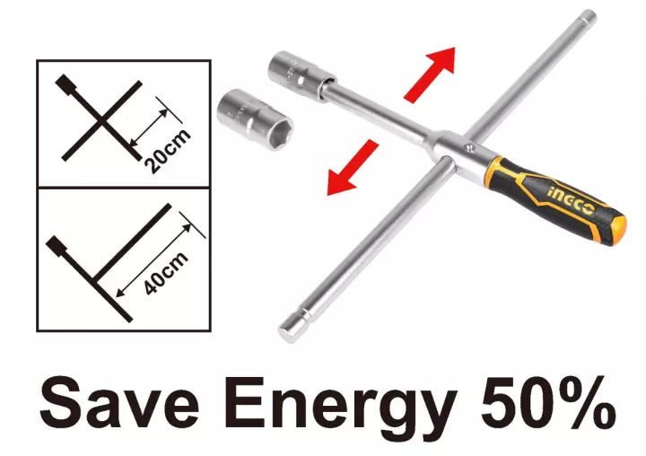 INGCO 16" Rapid Cross Wrench