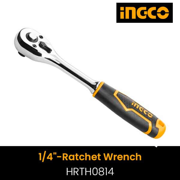 INGCO 1/4" Ratchet Wrench 6.5"