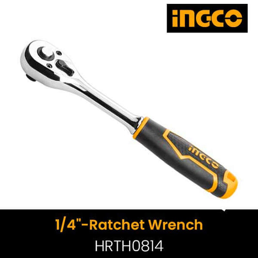 INGCO 1/4" Ratchet Wrench 6.5"