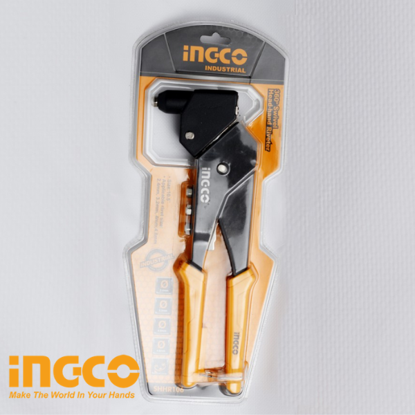 INGCO 360° Swivel head-hand Riveter 10.5" SHHR106