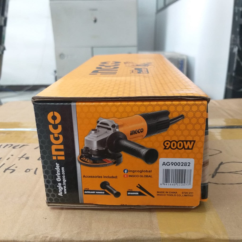 INGCO 900w Angle Grinder 4" AG900282