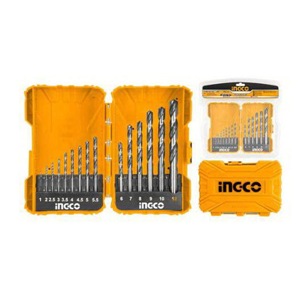 INGCO 15pcs HSS Drill Bits Set (1-12mm) AKDL51501