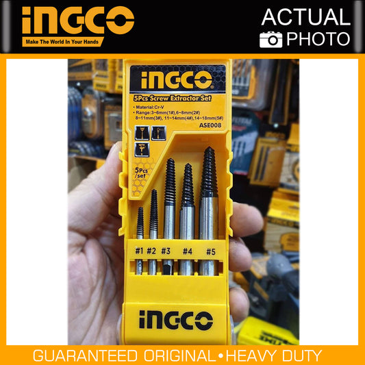 INGCO 5pcs Screw extractor set