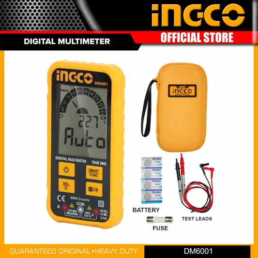 INGCO Auto Digital Multimeter 6000 counts DM6001