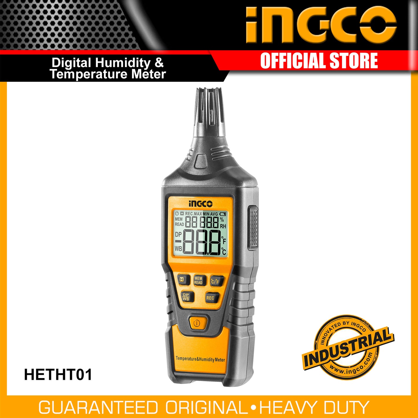 INGCO Digital Humidity & Temperature Meter