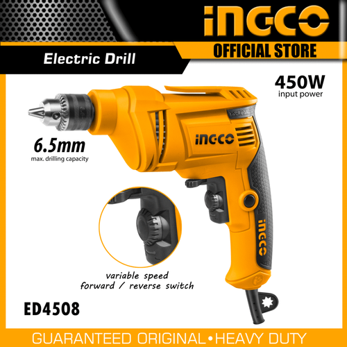 INGCO 450w Electric Drill 6.5mm ED4508