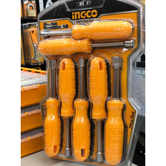 INGCO 7pcs Nut Screwdriver Set (6mm-12mm)