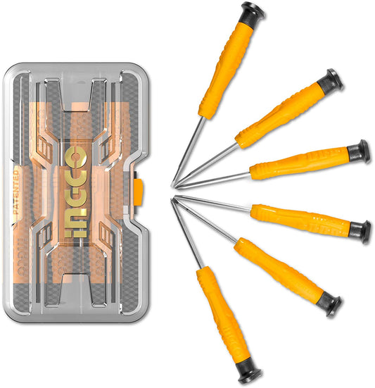 INGCO 6pcs Precision Screwdriver Set