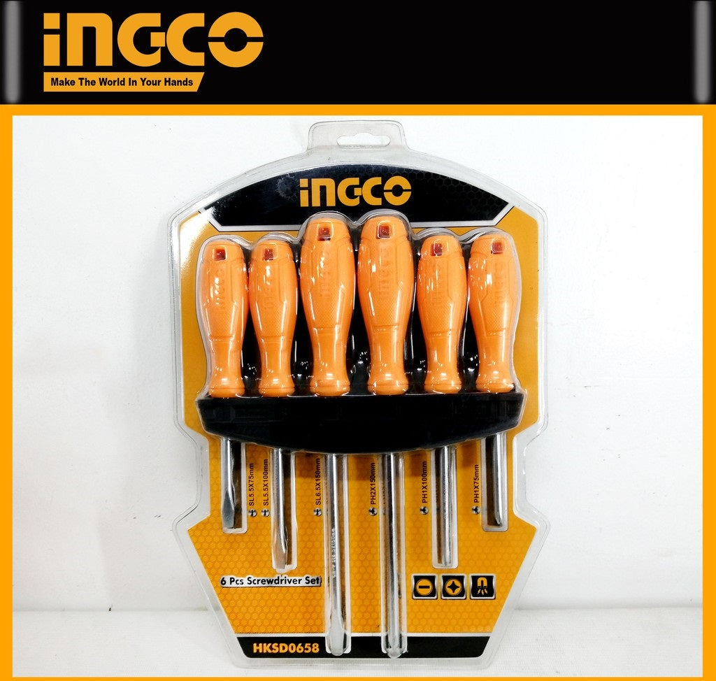 INGCO 6pcs Screwdriver Set