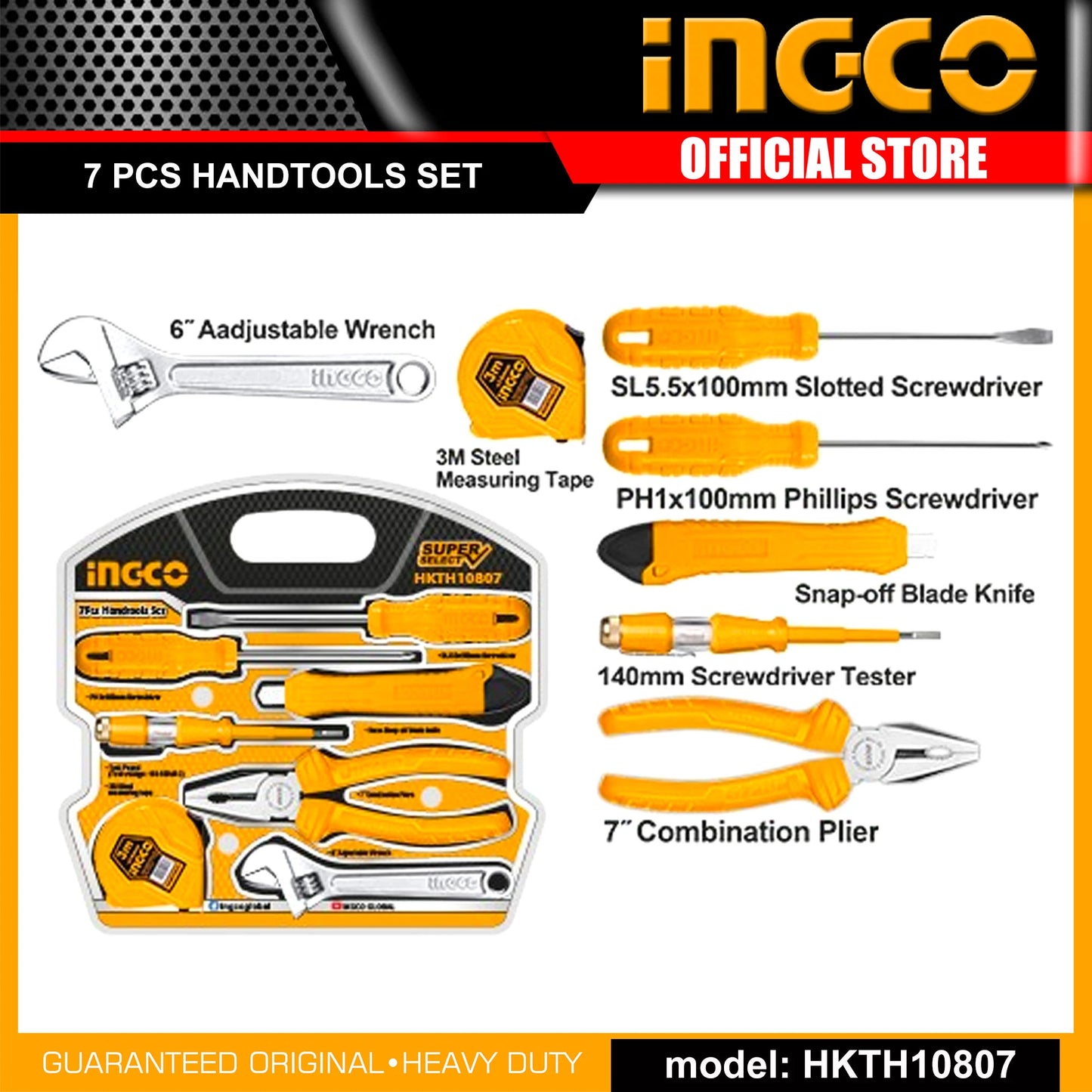 INGCO 7pcs Handtools Set HKTH10807